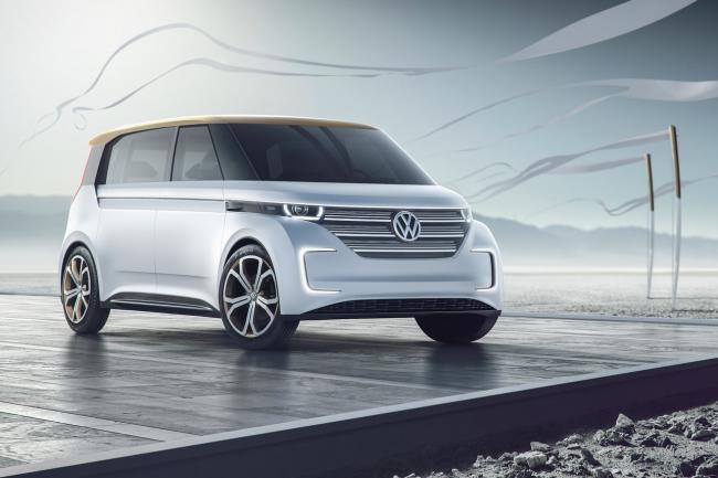 Volkswagen budd e concept le combi electrique est au ces 