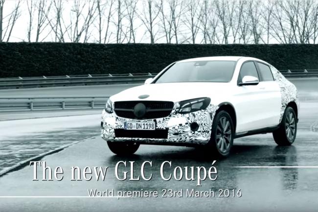 Mercedes glc coupe le teaser video avant sa presentation a new york 