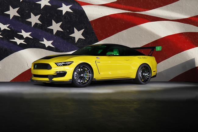 Ford mustang shelby gt350 ole yeller pour la bonne cause 