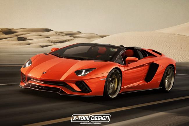 Lamborghini aventador s le roadster en avance 
