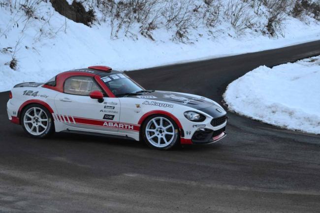 Abarth 124 Rally : le Spider se rue sur Monte Carlo