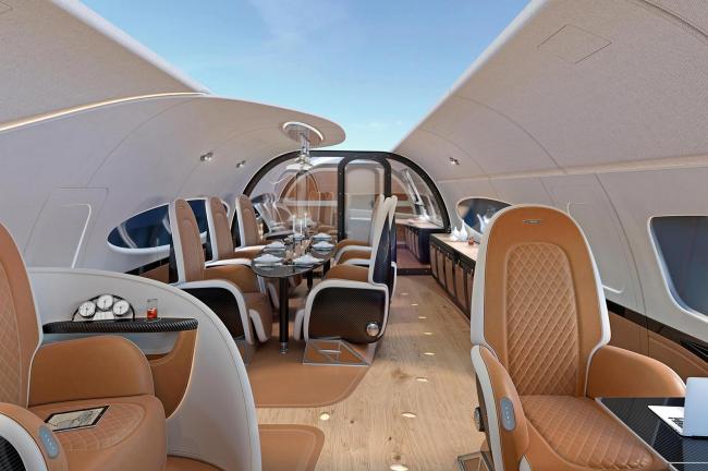 Airbus sassocie a pagani pour creer une cabine tres luxueuse 