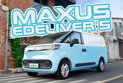 Image principale de l'actu: MAXUS eDeliver 5 : Funky et écolo cet camionnette !