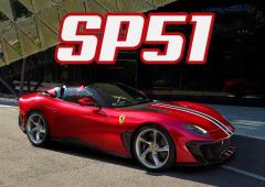 Image de l'actualité:Ferrari SP51 : la « der » est une 812 GTS roadster