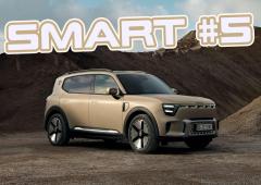 Image de l'actualité:La nouvelle smart #5, fait presque la taille de 2 SMART fortwo .ou d'une Peugeot 5008 ...?