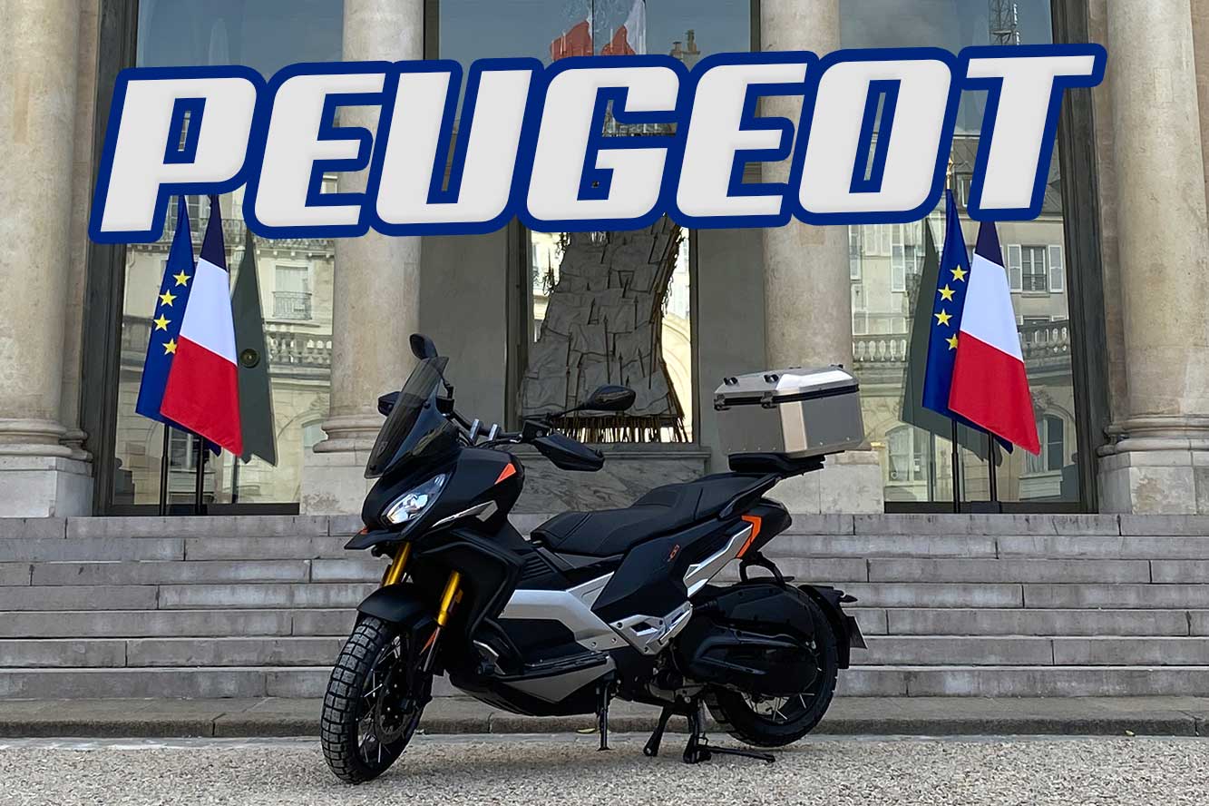 Peugeot Des scooters Peugeot à l Élysée et sans Hollande