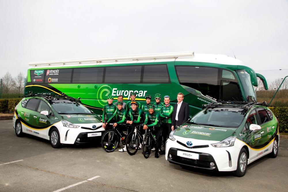 Image principale de l'actu: Toyota sur le tour de france avec l equipe europcar 