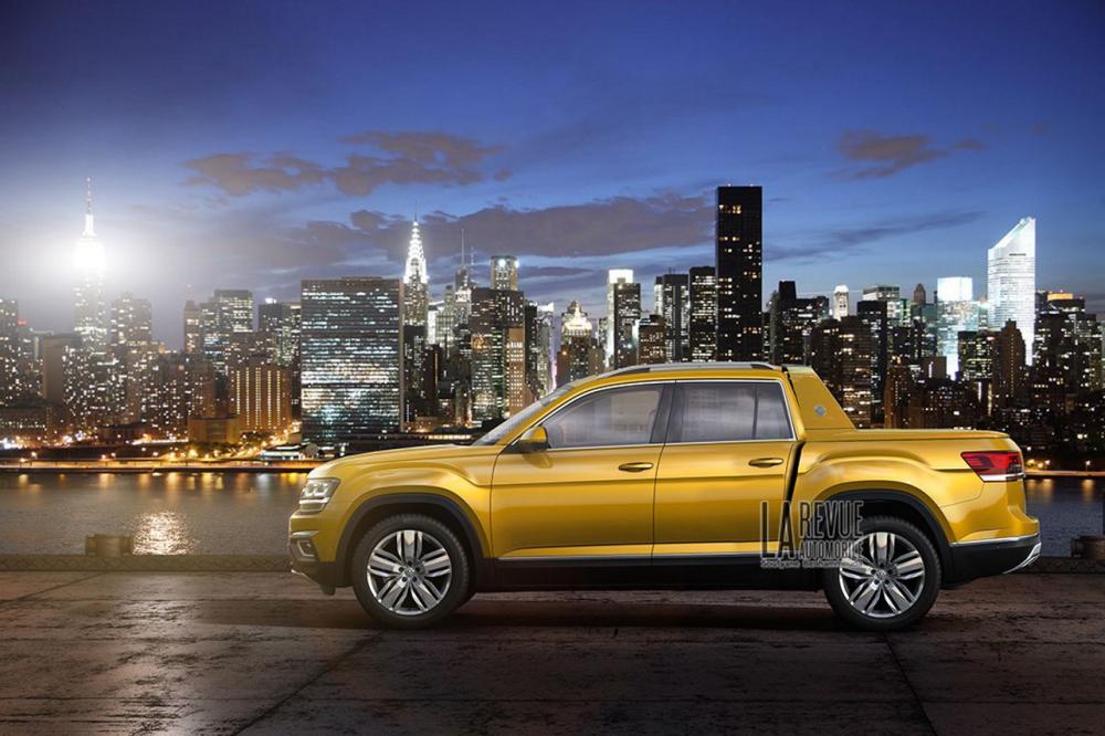 Image principale de l'actu: Volkswagen atlas une vision de pick up exposee a new york 