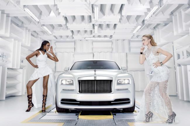 Rolls royce wraith inspired by fashion luxe mode et haute couture 