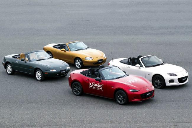 Mazda mx 5 un million d exemplaires pour le roadster 