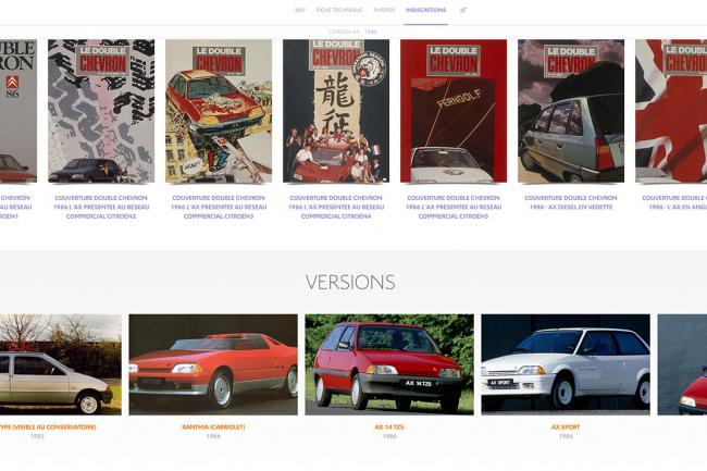 Citroen origins le site interactif qui revisite le passe de la marque 