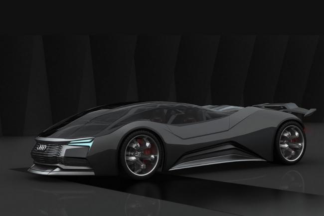 Audi f tron quattro concept la supercar audi du futur en illustrations 