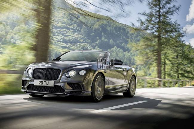 Bentley continental supersports cabriolet ca va decoiffer 