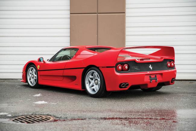 Ferrari f50 mike tyson se separe de son exemplaire 