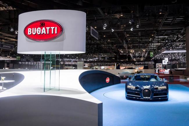 Bugatti gagne le prix du meilleur stand a geneve 