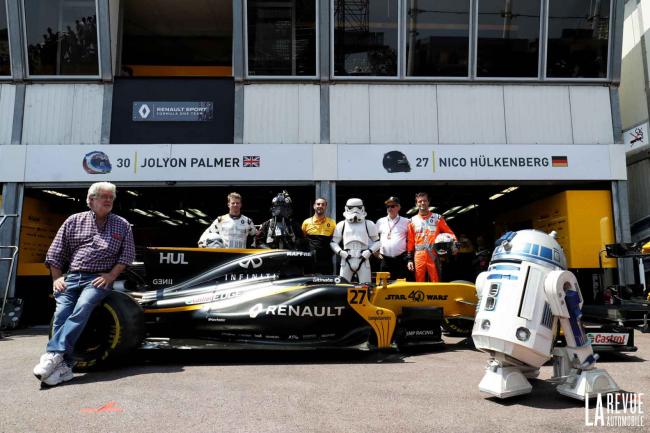 Renault f1 au grand prix de monaco 2017 