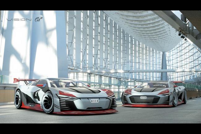 Audi e tron vision gt du virtuel au reel 