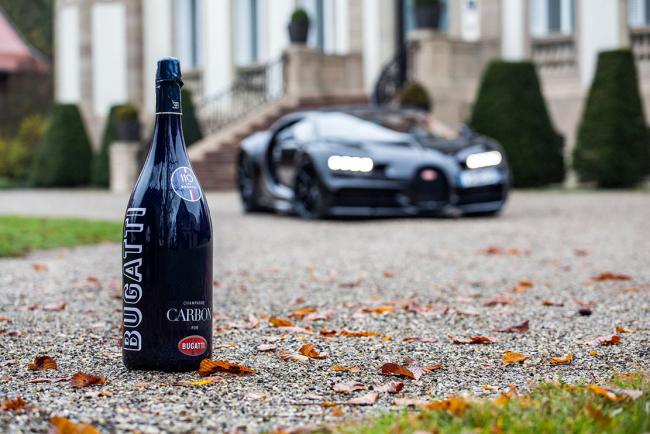 Bugatti champagne carbon boire ou conduire 