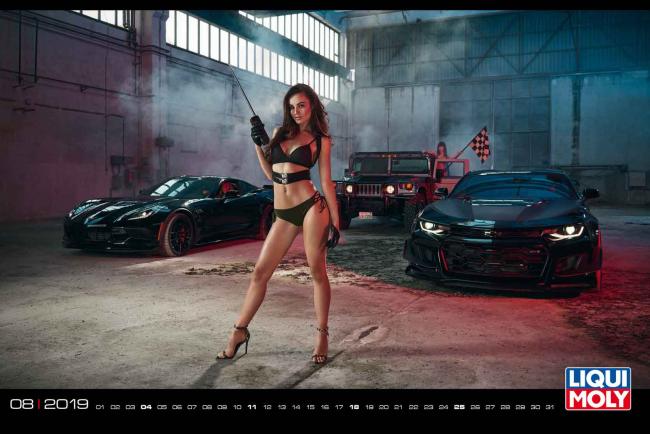 Photo Lifestyle Calendrier Liqui Moly 2019 Interieur Exterieur Année 2019 9917