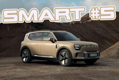 Image principale de l'actu: La nouvelle smart #5, fait presque la taille de 2 SMART fortwo .ou d'une Peugeot 5008 ...?