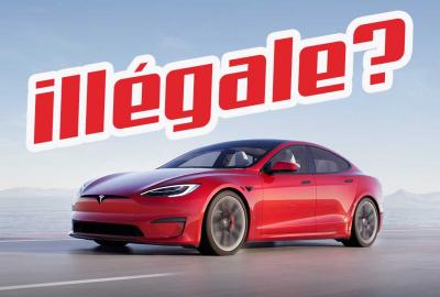 Image principale de l'actu: La nouvelle TESLA Model S est peut-être illégale …
