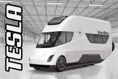 Image principale de l'actu: Tesla Semi-Home : le camping-car électrique façon Vanlifer !