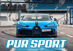Bugatti Chiron Pur Sport : les essais à Hockenheim