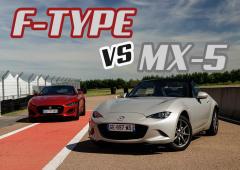 Image de l'actualité:Essai comparatif Jaguar F-Type vs Mazda MX-5  : le choix du cœur