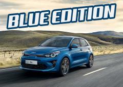 Image de l'actualité:Kia Rio Blue Edition : le bleu-noir en série limitée