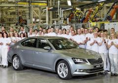 Skoda superb 2015 la production est lancee 