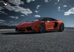 Vorsteiner et la lamborghini aventador 