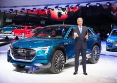 Salon de francfort 2015 l audi e tron quattro concept sous les projecteurs 