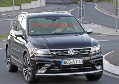 Spyshot le volkswagen tiguan r s echauffe pres du nurburgring 