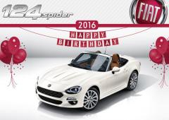 La fiat 124 spider fete ses 50 ans en video 