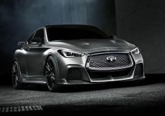 Infiniti q60 black s un coupe hybride haute performance 