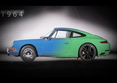 La lente mutation de la porsche 911 en une video 