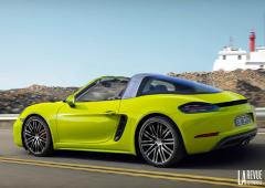 Porsche prepare un cayman targa 