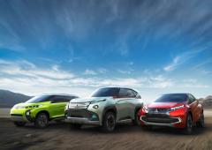 Mitsubishi debarque a geneve avec trois concepts hybrides 