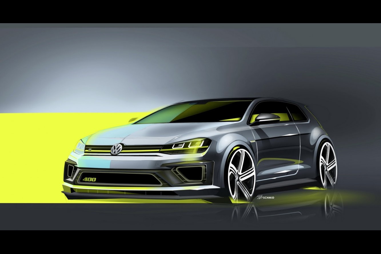 Volkswagen golf r 400 comme son nom l indique 