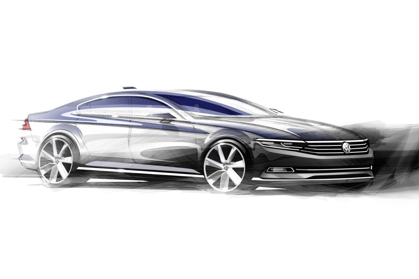 VW Sketches Front view