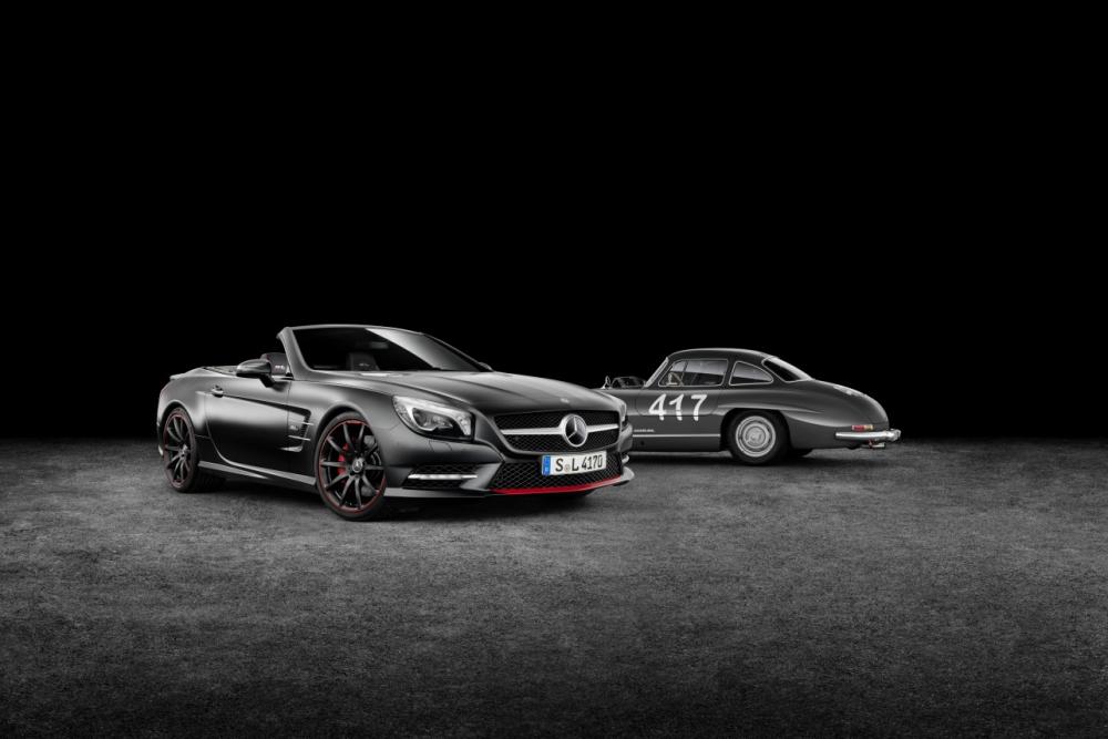 Image principale de l'actu: Mercedes sl une serie mille miglia 417 hommage a la 300 sl 