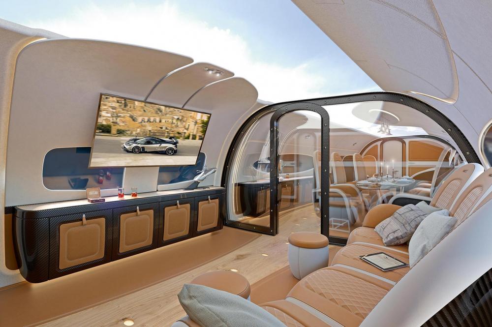 Image principale de l'actu: Airbus sassocie a pagani pour creer une cabine tres luxueuse 