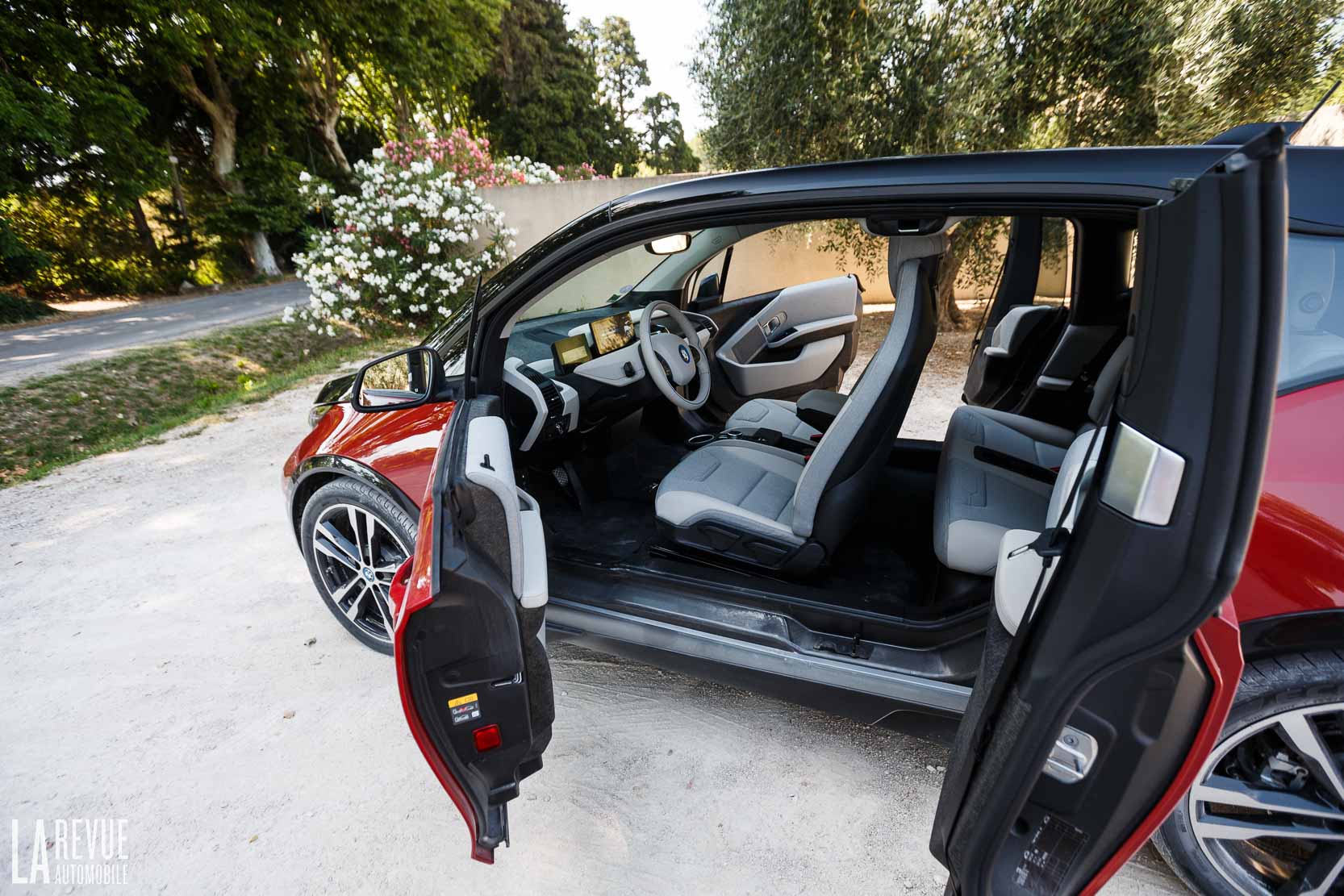 Interieur de la BMW i3s, une voiture électrique