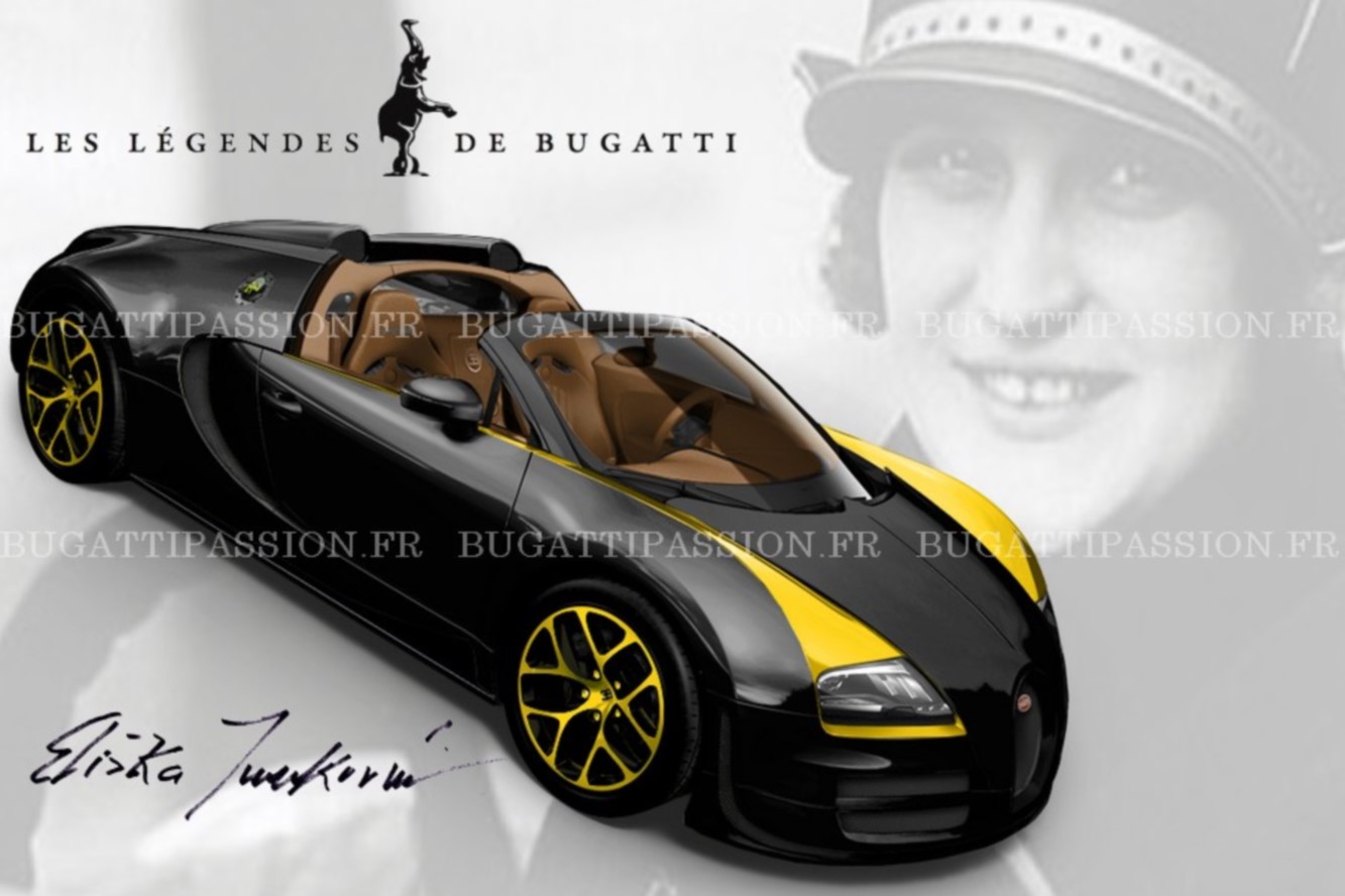 Legende de bugatti la veyron elizabeth junek en fuite 