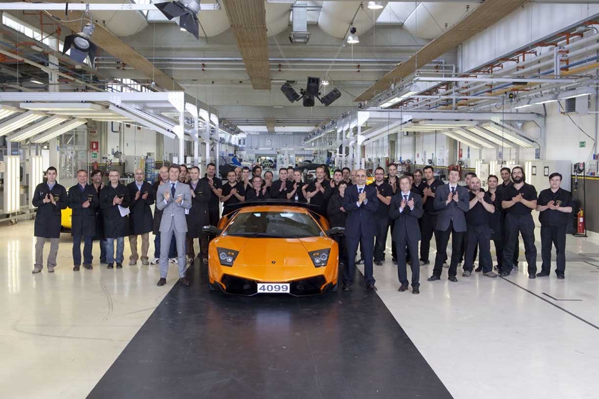 La derniere lamborghini murcielago 