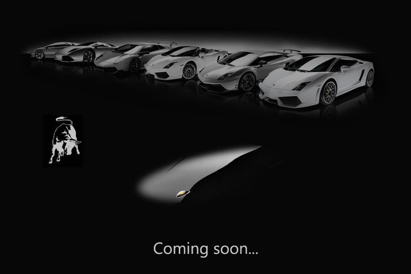 Lamborghini jota 1er teaser 