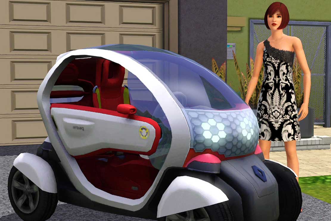 Les renault electriques dans les sims 3 