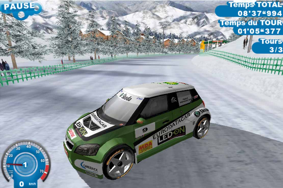 Image principale de l'actu: Skoda ice racing le jeu video 