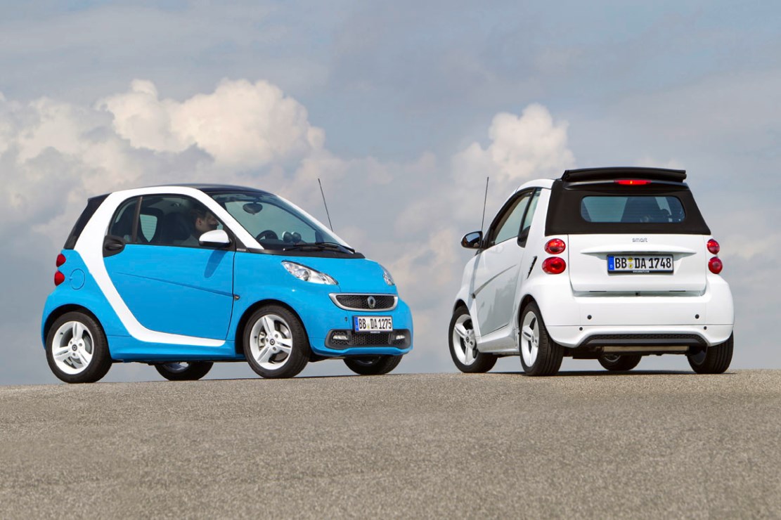 Smart fortwo et bugatti veyron les voitures les plus couteuses 