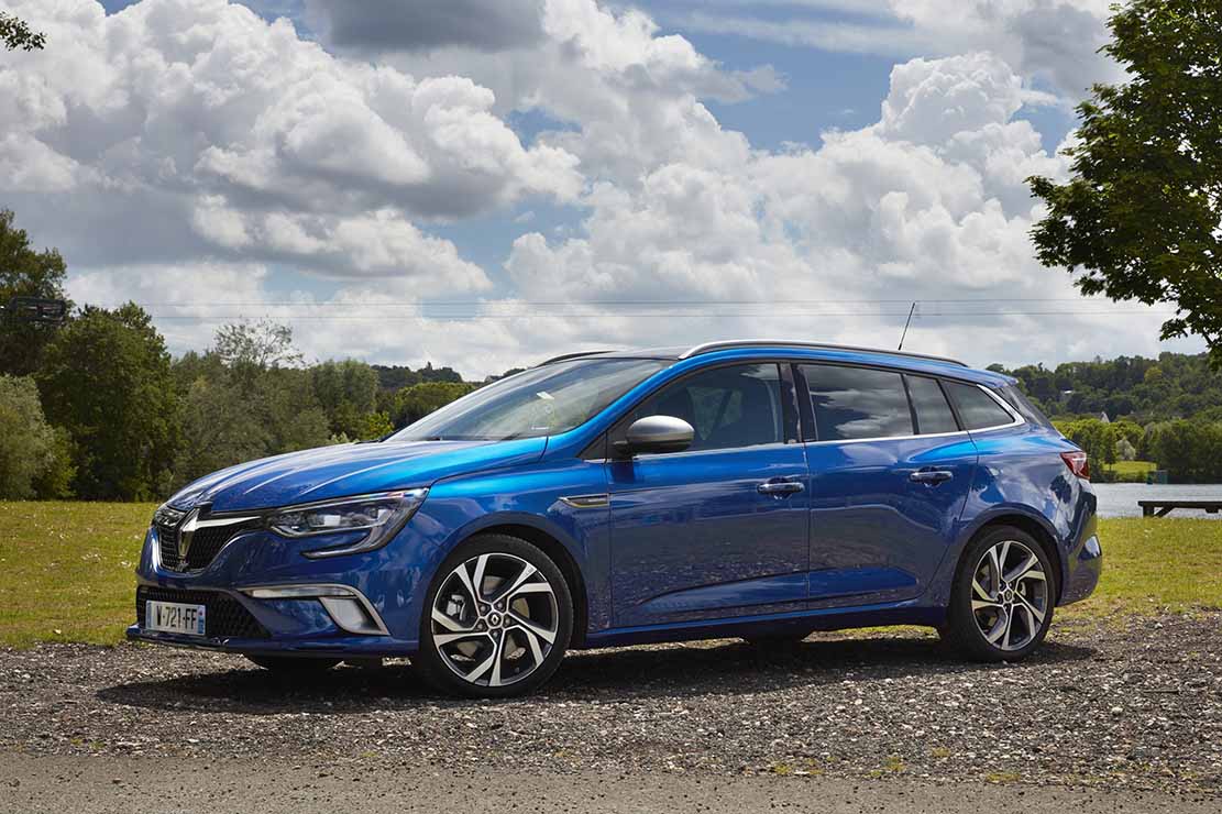 Renault megane blue